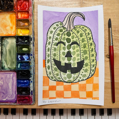 Polka Dot Pumpkins